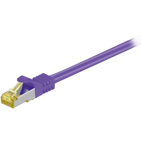 Cordon RJ45 catégorie 7 S/FTP 0.5 m (Violet)