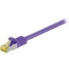 Cordon RJ45 catégorie 7 S/FTP 1 m (Violet)