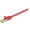 Cordon RJ45 catégorie 7 S/FTP 10 m (Rouge)