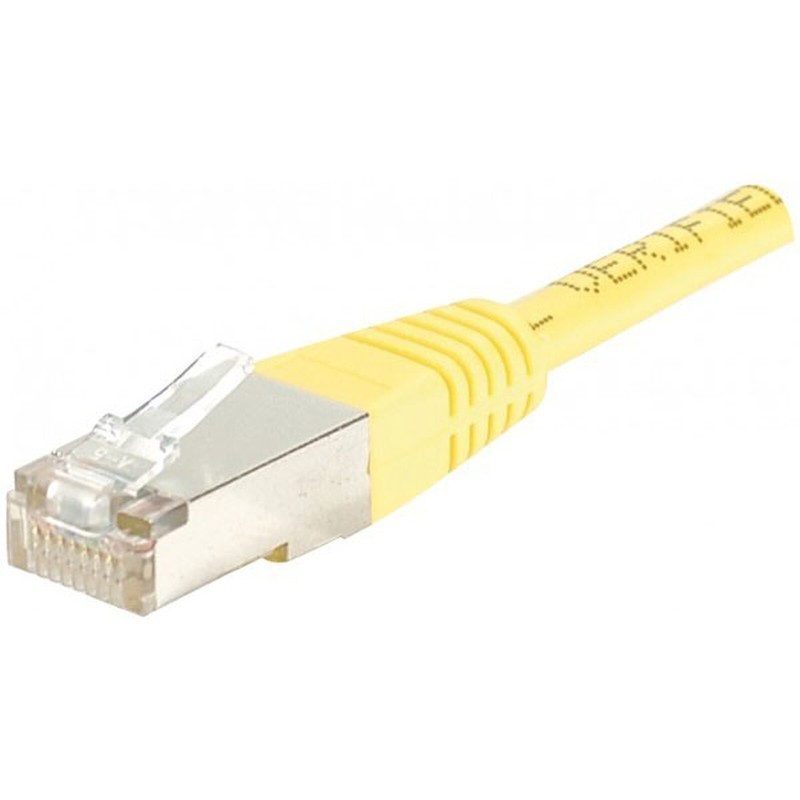 Câble RJ45 catégorie 5e F/UTP 0.5 m (Jaune)