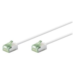 Goobay Câble RJ45 Slim Cat 8.1 U/FTP 0.15 m (Blanc)