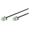 Goobay Câble RJ45 Slim Cat 8.1 U/FTP 0.25 m (Noir)