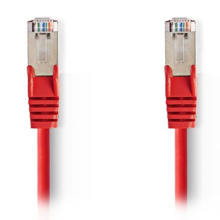 Nedis Câble RJ45 catégorie 5e SF/UTP 10 m (Rouge)