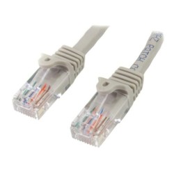 StarTech.com Câble réseau RJ45 Cat5e sans crochet - M/M - 50 cm - Gris