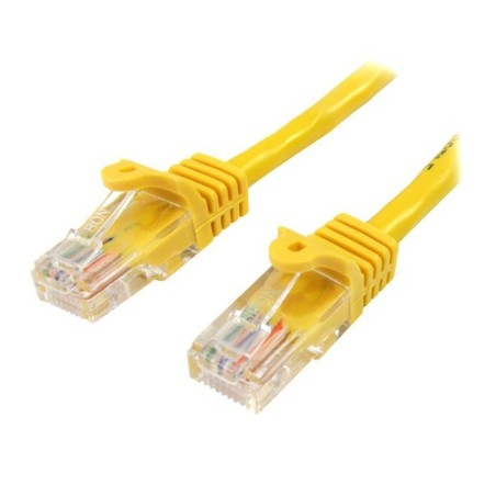 StarTech.com Câble réseau RJ45 Cat5e sans crochet - M/M - 50 cm - Jaune