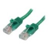 StarTech.com Câble réseau RJ45 Cat5e sans crochet - M/M - 50 cm - Vert