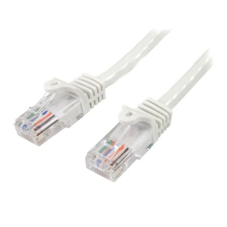 StarTech.com Câble réseau RJ45 Cat5e UTP sans crochet - M/M - 5 m - Blanc