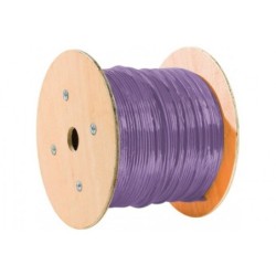 Câble Monobrin RJ45 catégorie 6 F/UTP rouleau de 100 mètres (Violet)