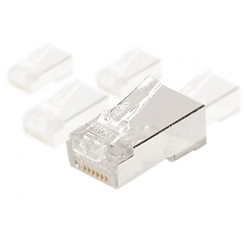 Connecteurs RJ45 catégorie 6 STP (par 10)