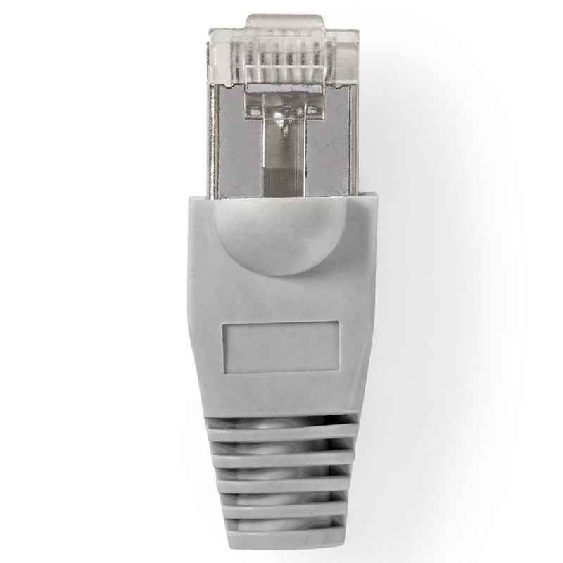 Nedis Connecteurs RJ45 Cat 5 UTP Mâles Gris/Transparent (par 10)