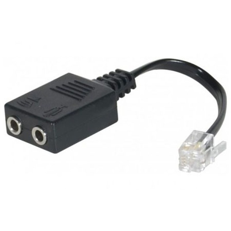 Adaptateur RJ9 pour casque-micro Jack 3.5 mm