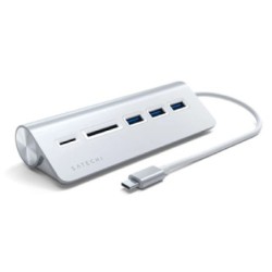 Satechi Multiports USB-C Aluminium Argent