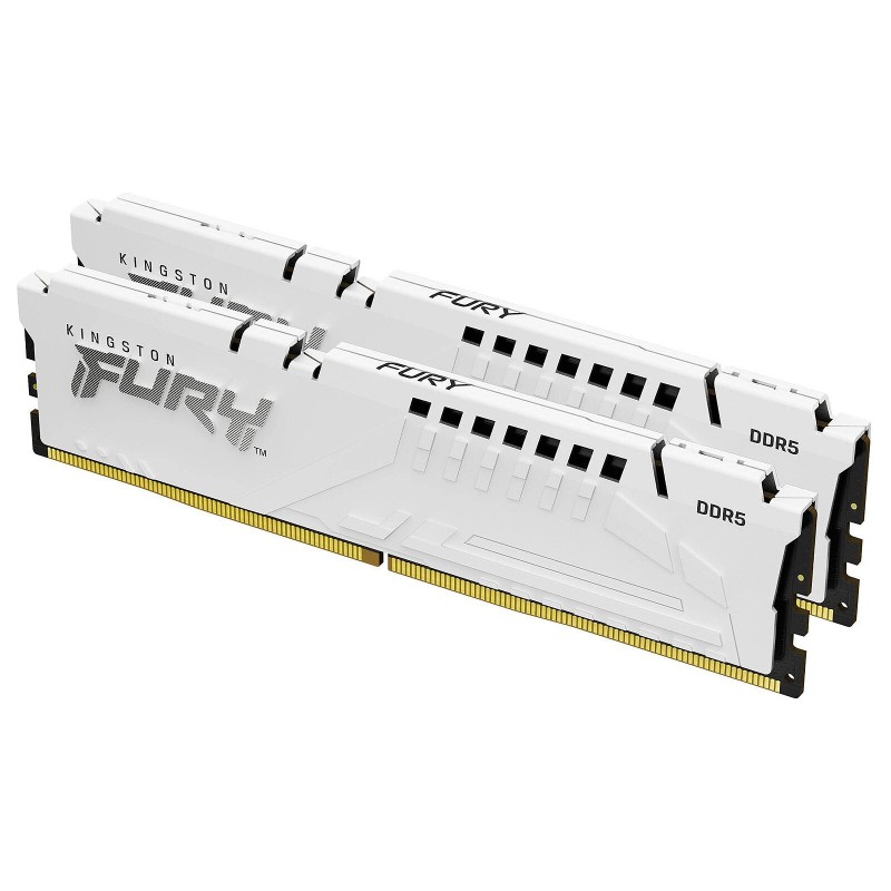 Kingston FURY Beast 32 Go (2 x 16 Go) DDR5 6000 MHz CL40 - Blanc