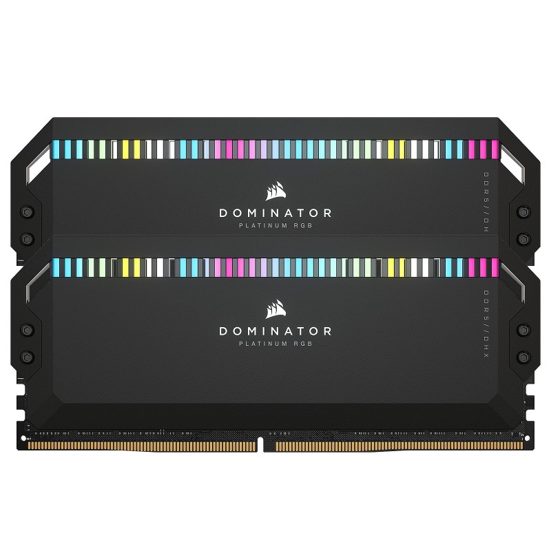 Corsair Dominator Platinum DDR5 RGB 32 Go (2 x 16 Go) 6200 MHz CL36 (CMT32GX5M2E6200C36)