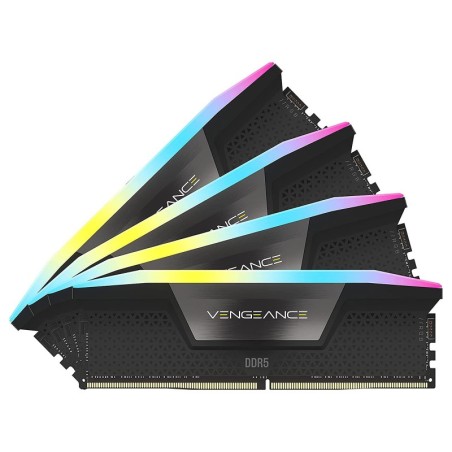 Corsair Vengeance RGB DDR5 96 Go (4 x 24 Go) 5600 MHz CL40 - Noir