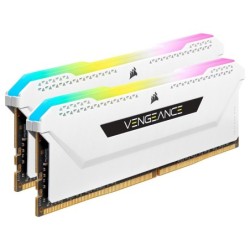 Corsair Vengeance RGB PRO SL Series 16 Go (2 x 8 Go) DDR4 3200 MHz CL16 - Blanc