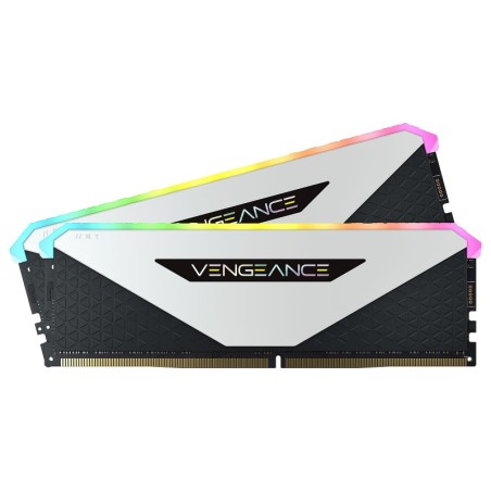 Corsair Vengeance RGB RT 16 Go (2 x 8 Go) DDR4 3200 MHz CL16 - Blanc