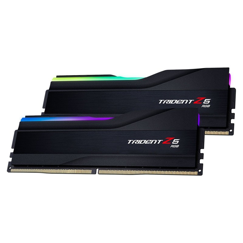 G.Skill Trident Z5 RGB 64 Go (2 x 32 Go) DDR5 6400 MHz CL32 - Noir