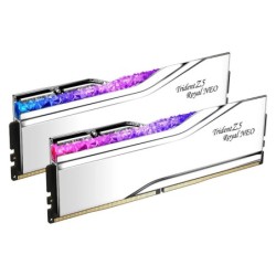 G.Skill Trident Z5 Royal Neo 32 Go (2 x 16 Go) DDR5 6000 MHz CL28 - Argent