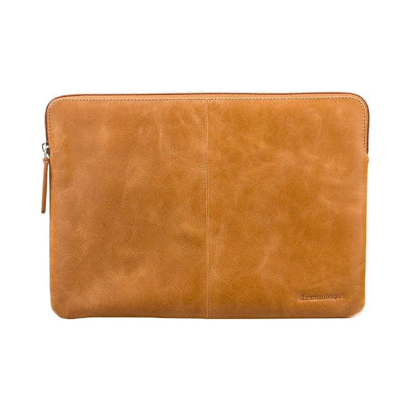 DBRAMANTE1928 Housse pour MacBook Air 13" Édition Skagen Pro en Cuir avec Fermeture Éclair Marron clair