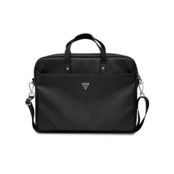 Guess Sacoche pour Ordinateur Portable 16'' Modèle Saffiano Noir