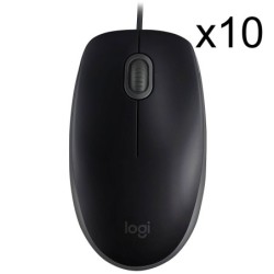 Logitech B110 Silent (Noir) (x10)