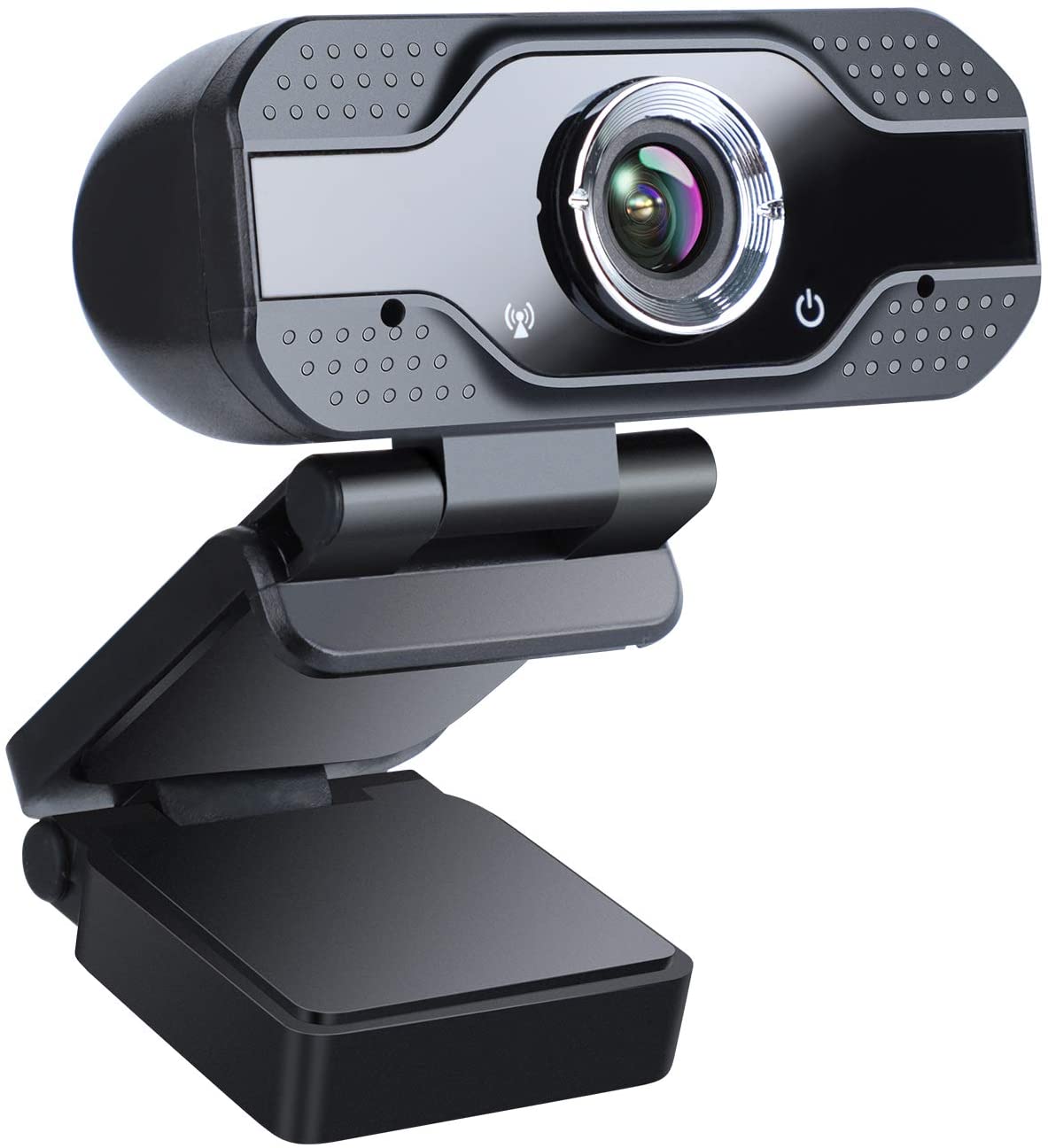 Webcam 1080P avec Microphone, Full HD Caméra Web USB – Informatique